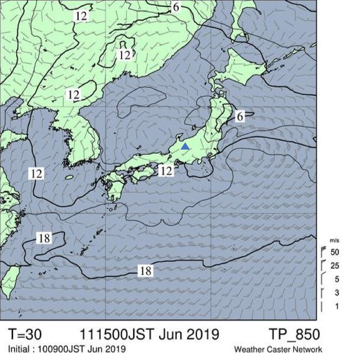 る は 荒天 等圧線 最も 天気 で 図 され が 予想